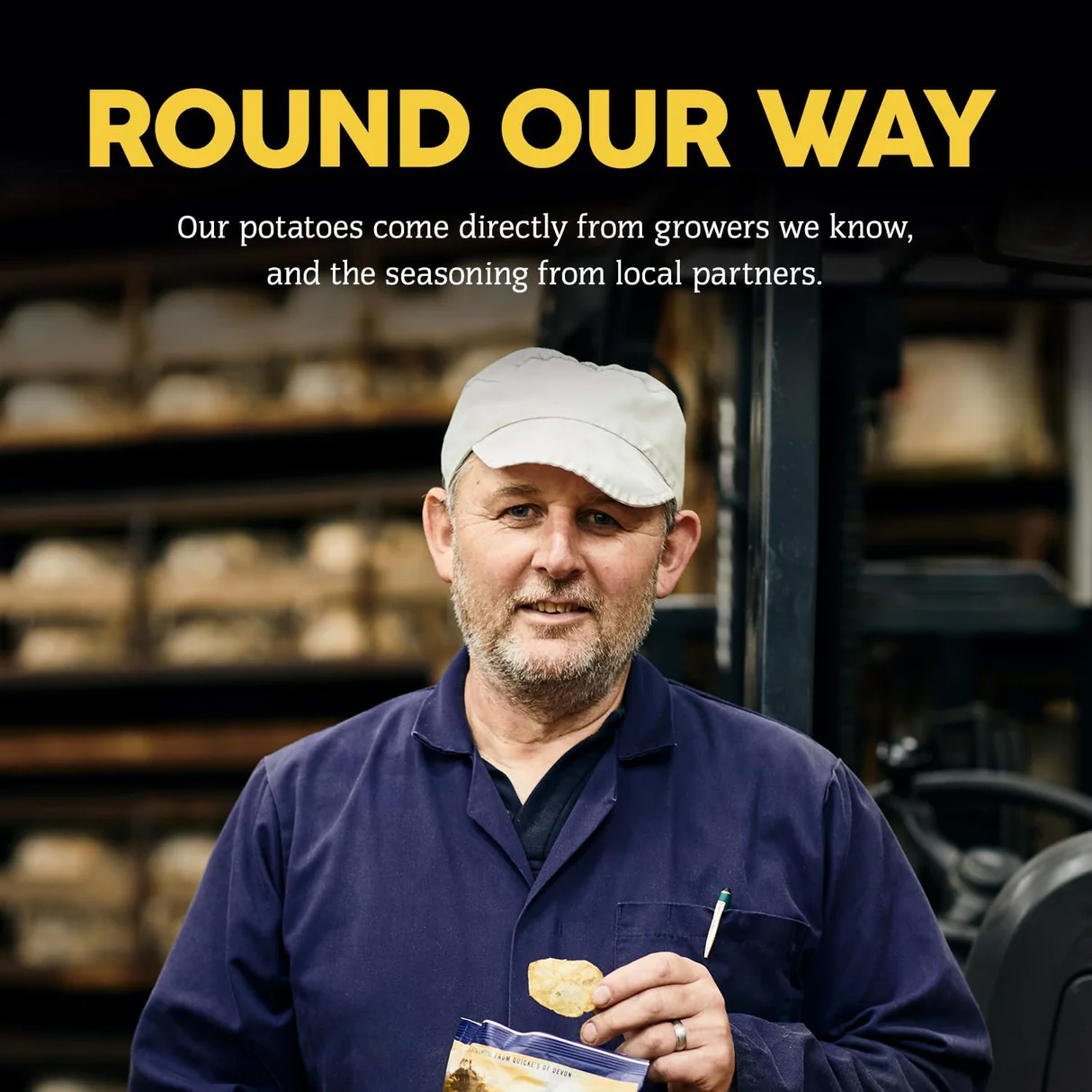 Burts Mature Cheddar And Spring Onion Crisps - 40g (Box of 20) - Image 2