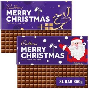 Cadbury Christmas Chocolate XXL Bars 850g (Bundle of 2)