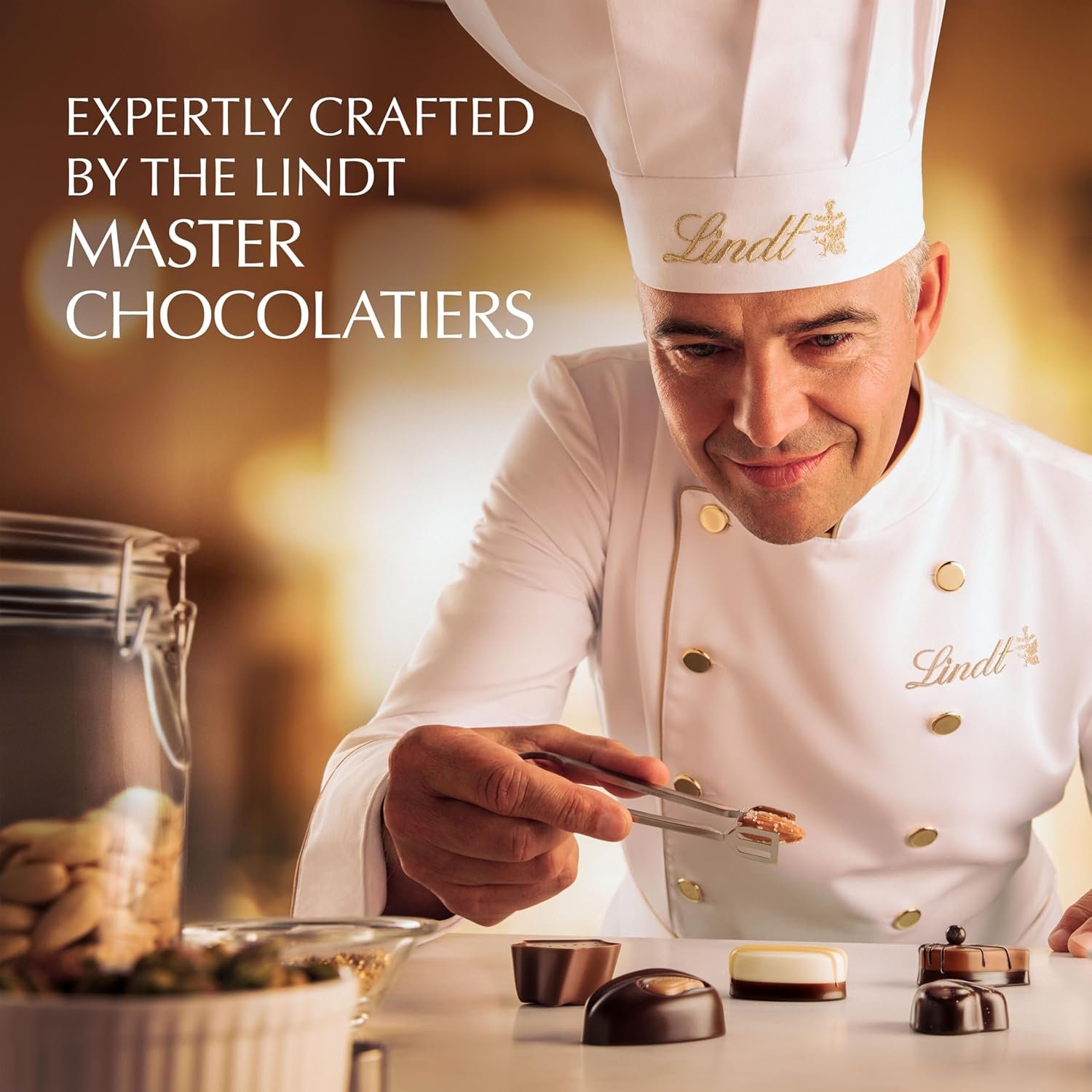 Lindt Mini Pralines, Assorted Chocolate Pralines with Premium Filling, Christmas Candy, 36 Count, 6.2 oz Box - Image 8